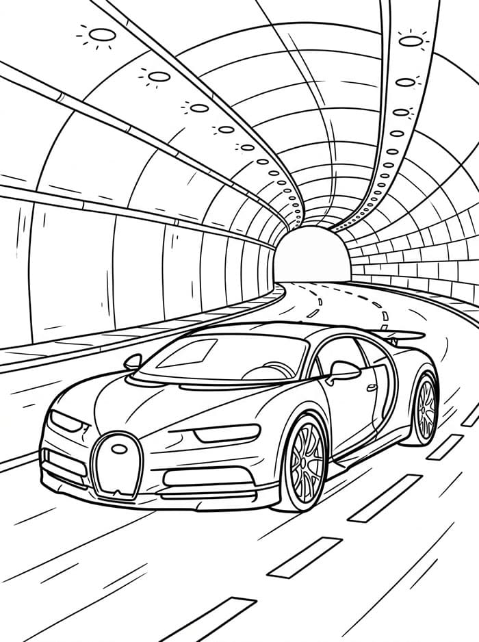 Bugatti di Terowongan