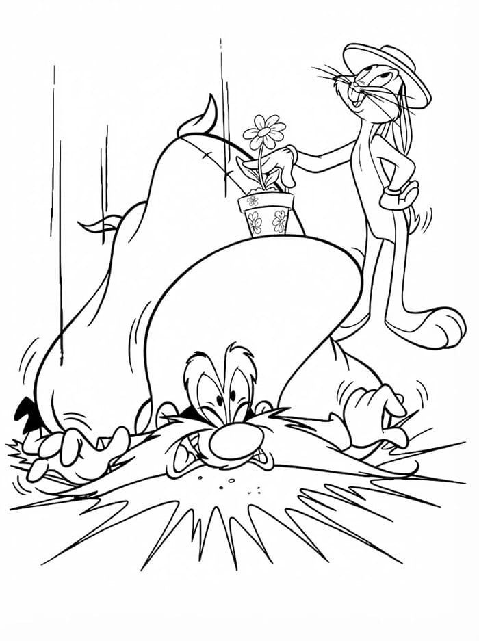 Bugs Bunny dan Yosemite Sam