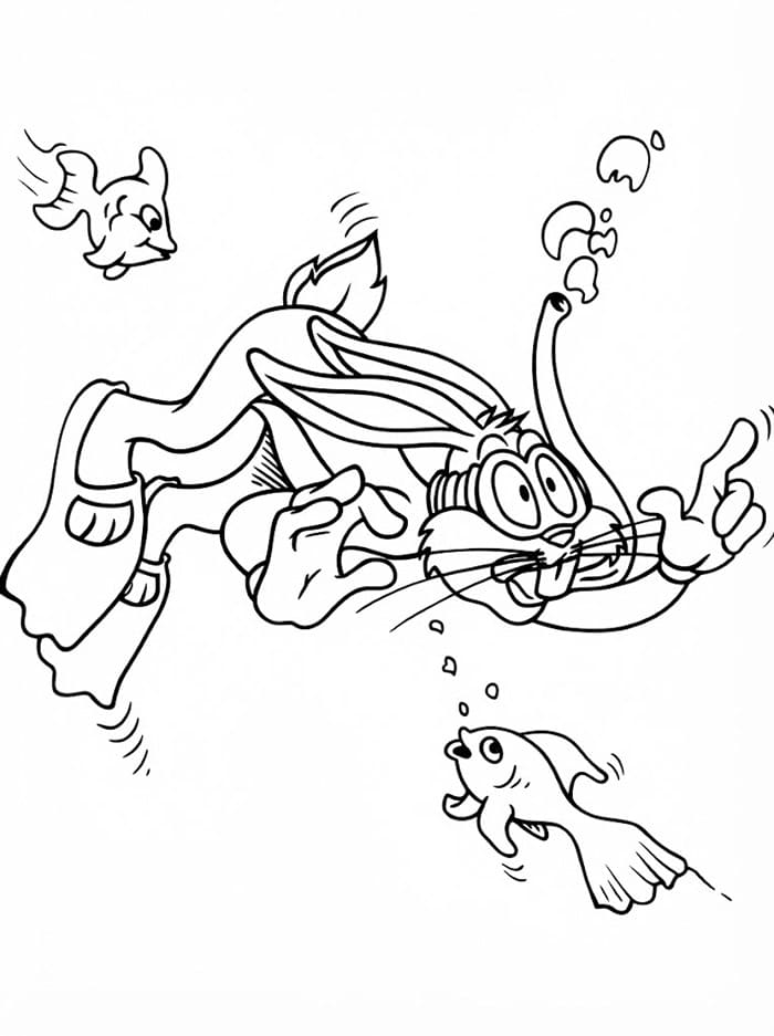 Bugs Bunny di Bawah Air