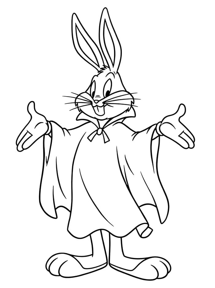 Bugs Bunny Memakai Jubah