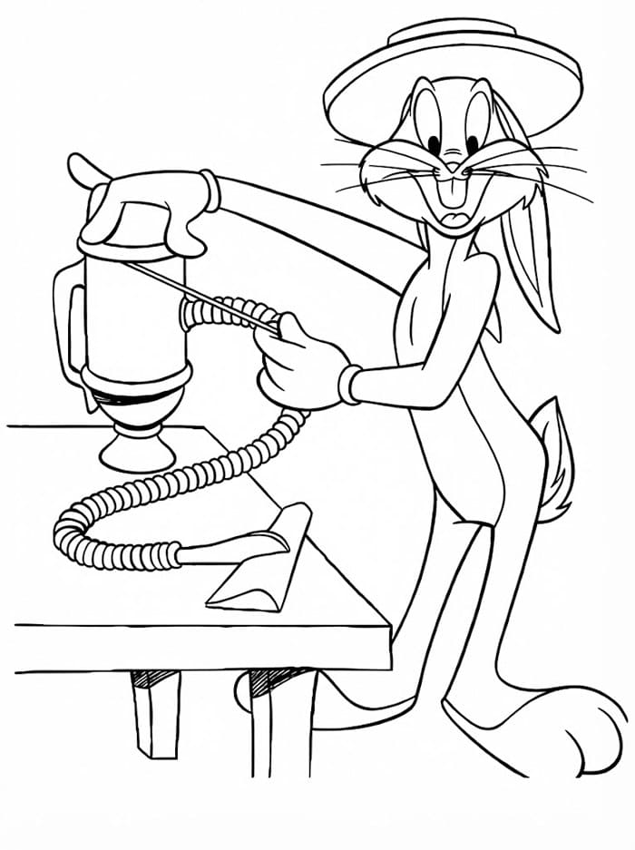Bugs Bunny Membersihkan