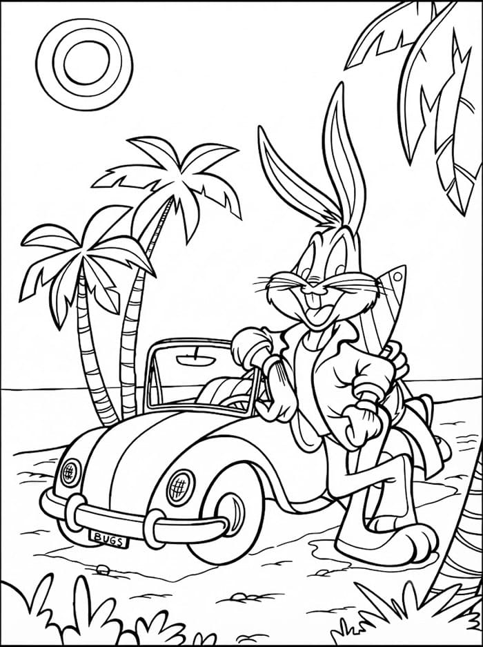 Bugs Bunny Sedang Berlibur