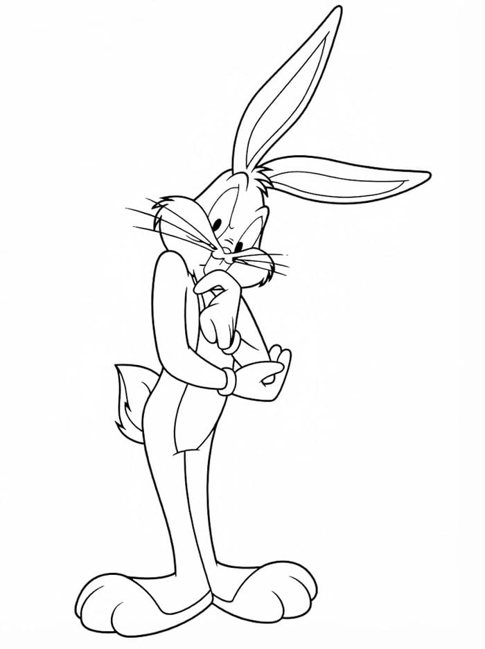 Bugs Bunny Sedang Berpikir