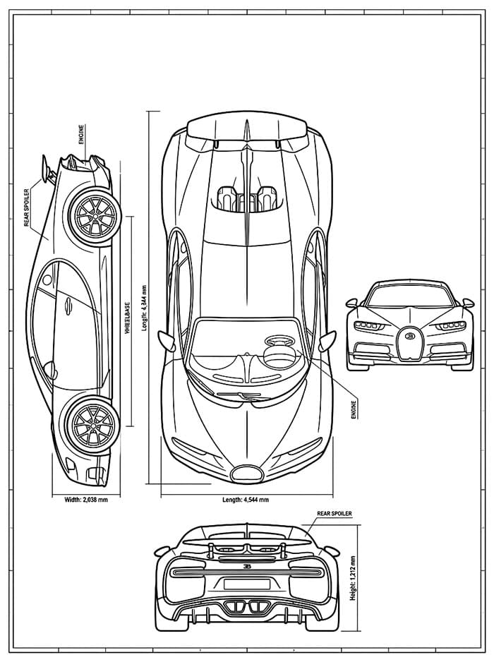 Cetakan Biru Bugatti