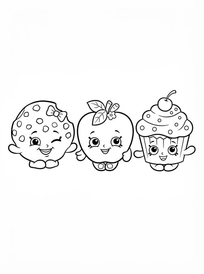 Cetakan Shopkins gratis