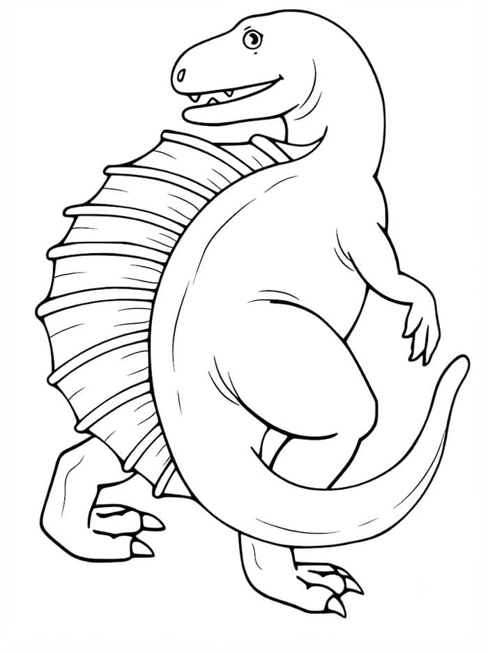 Dinosaurus Spinosaurus yang bebas