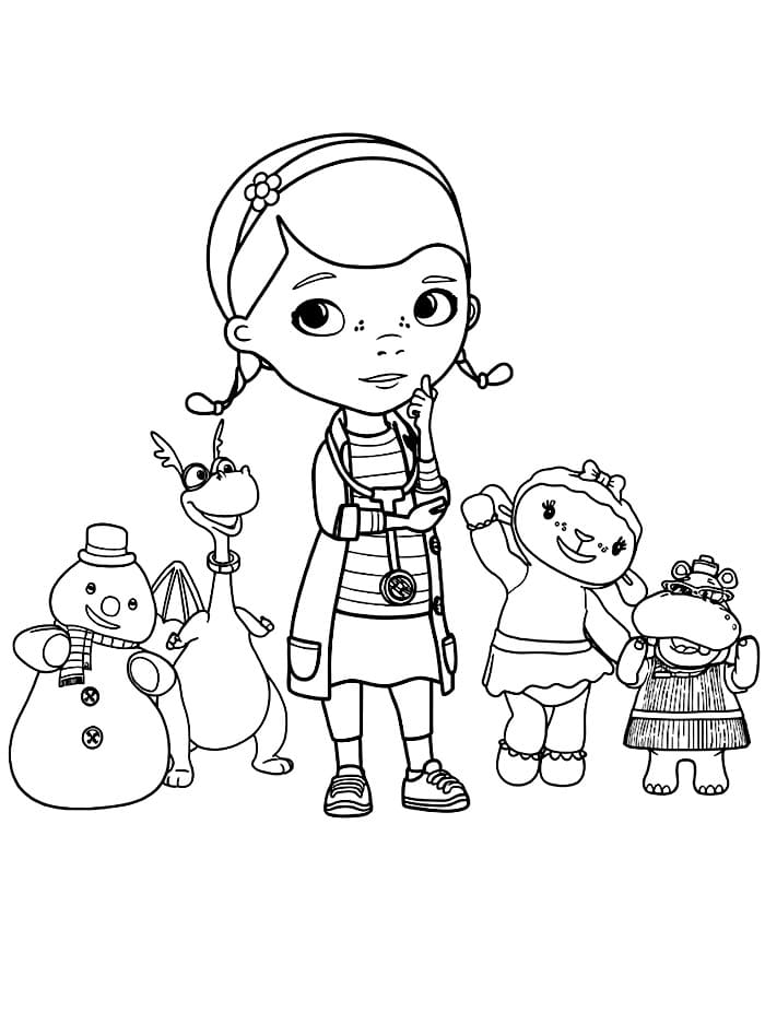 Doc McStuffins bersama Teman-Temannya