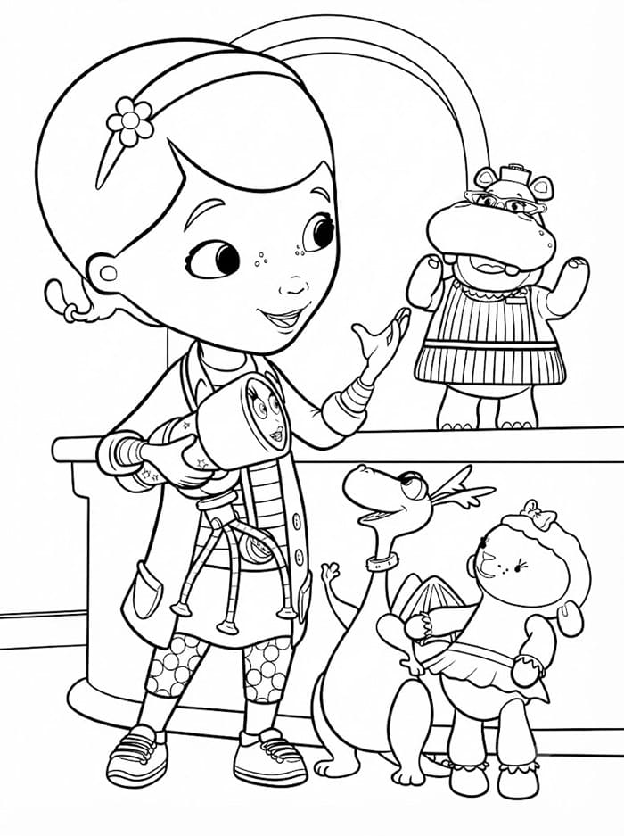 Doc McStuffins Dapat Dicetak untuk Anak-Anak