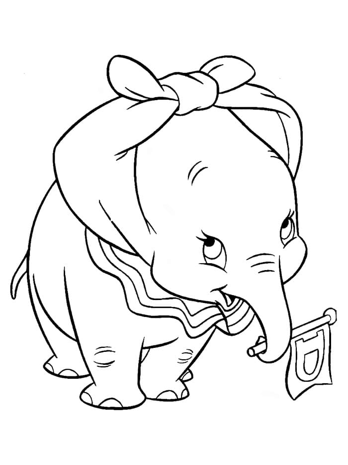 Dumbo Kecil yang Menggemaskan