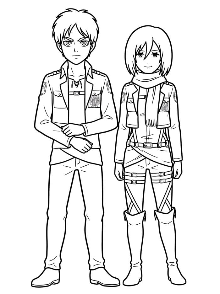 Eren dan Mikasa