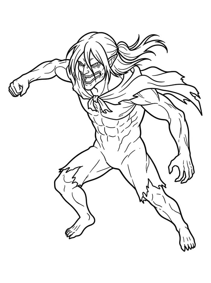 Eren Titan dari Attack on Titan