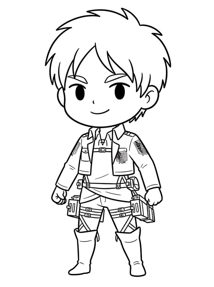 Eren Yeager Chibi dari Attack on Titan
