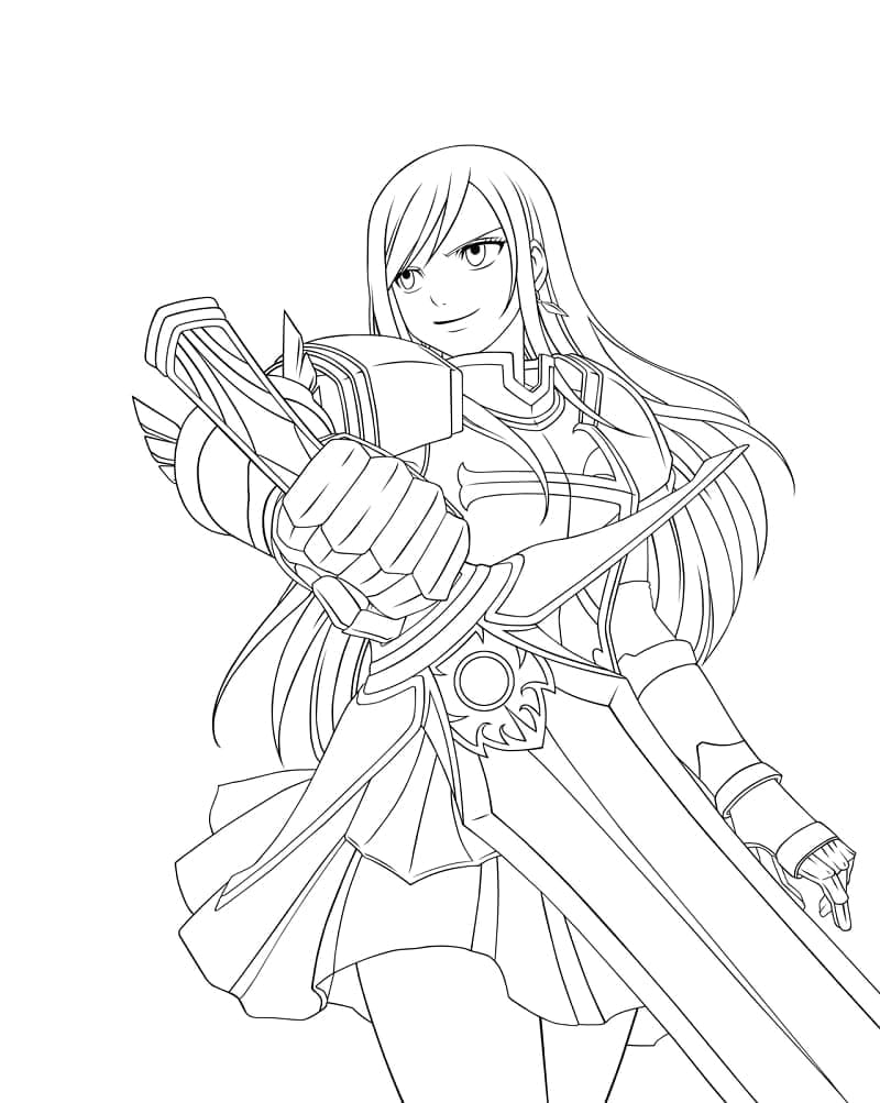 Erza Scarlet dari Fairy Tail