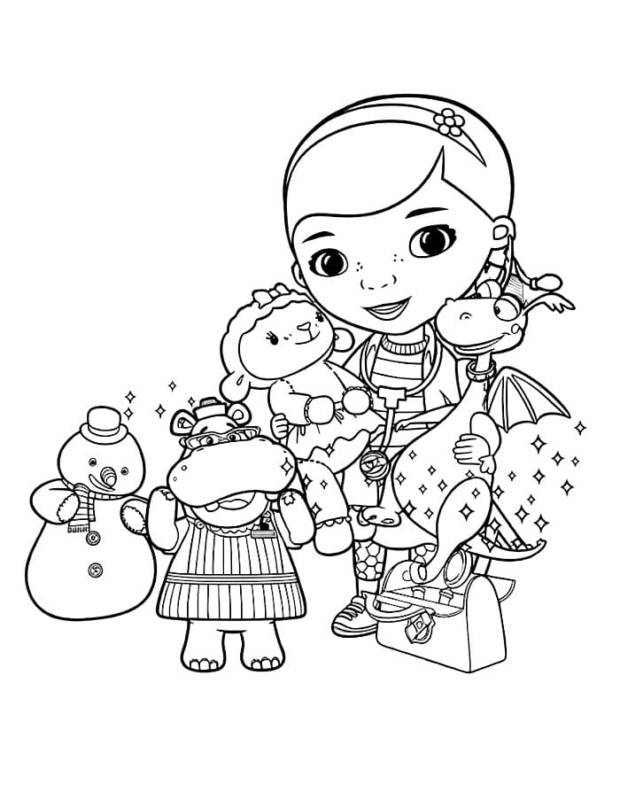 Gambar Doc McStuffins Dapat Dicetak