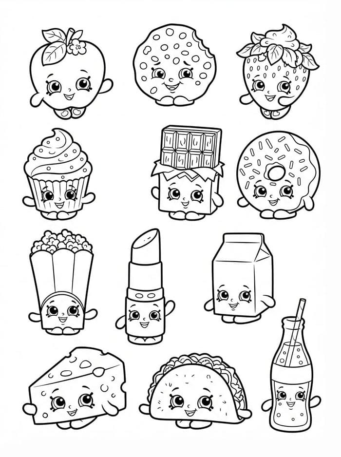Gambar karakter Shopkins