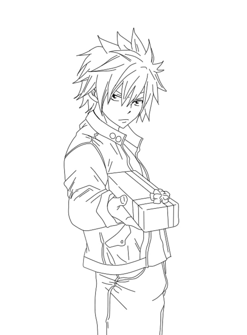 Gray Fullbuster dari anime Fairy Tail