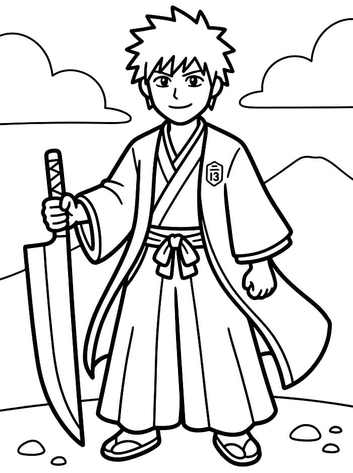 Ichigo Memakai Jubah Shinigami