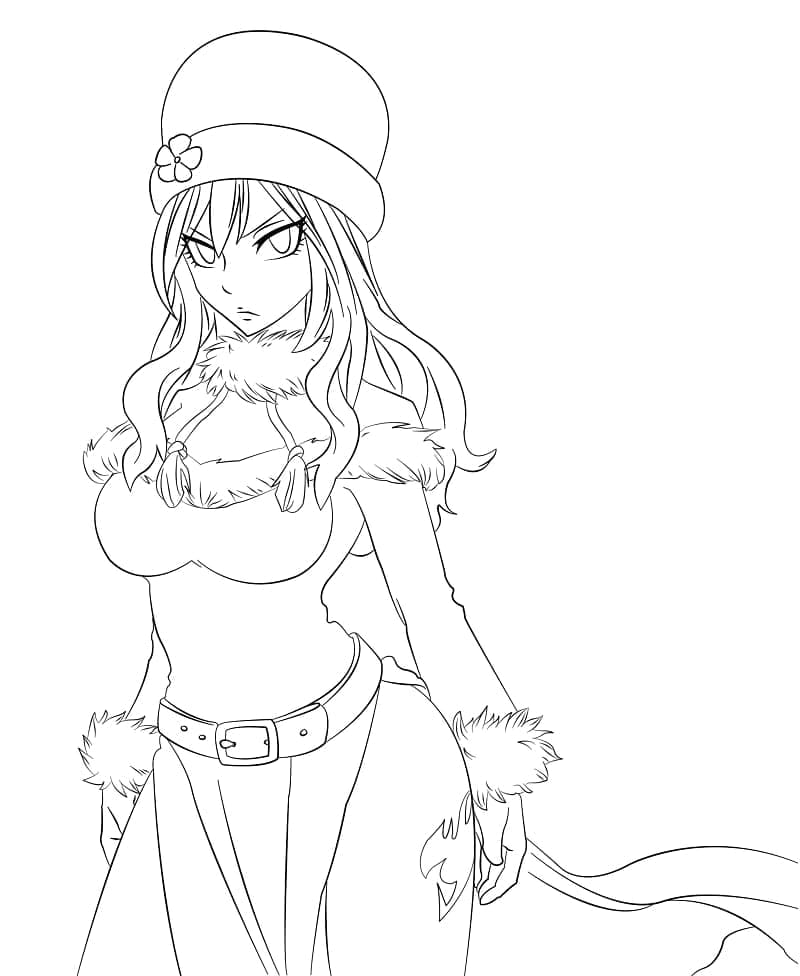 Juvia Lockser dari anime Fairy Tail