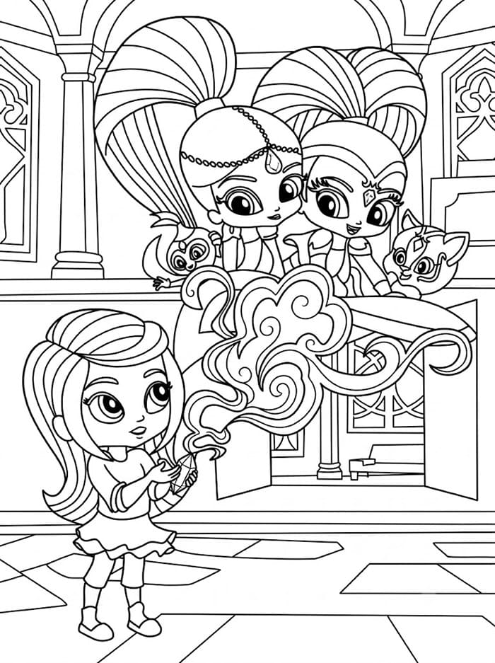 Karakter dalam Shimmer dan Shine
