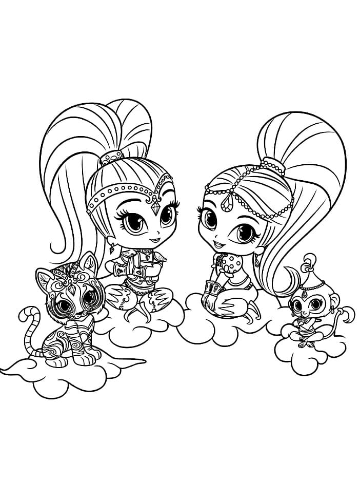 Karakter Shimmer dan Shine