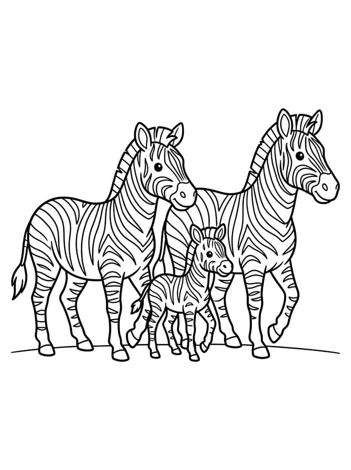 Keluarga Zebra