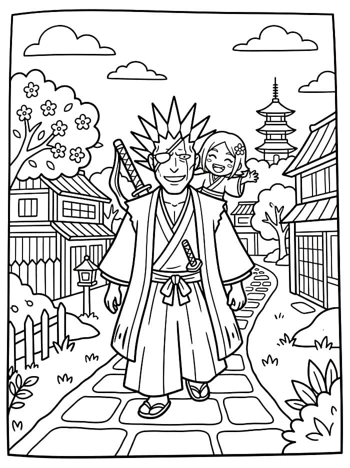 Kenpachi dan Yachiru Menjelajah
