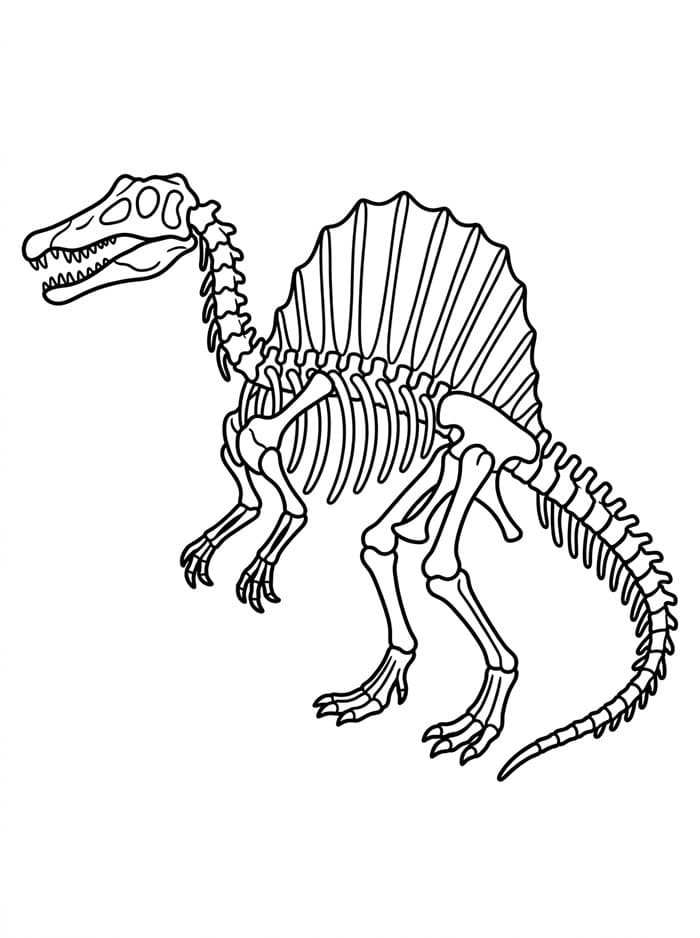 Kerangka Spinosaurus