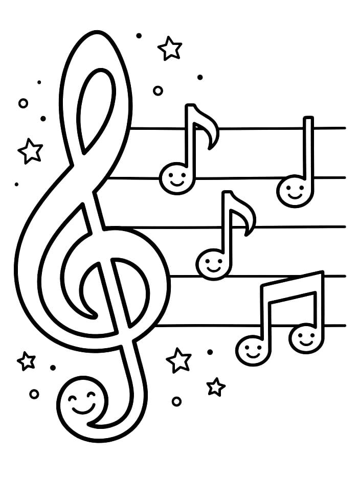 Kunci Treble dan Catatan Musik