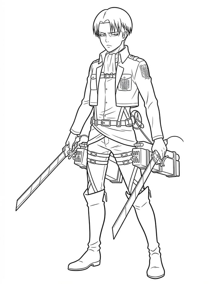 Levi Ackerman dari Attack on Titan