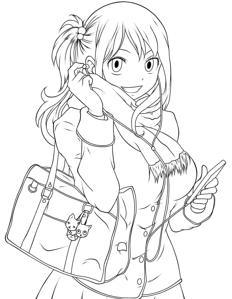 Lucy Heartfilia dari anime Fairy Tail