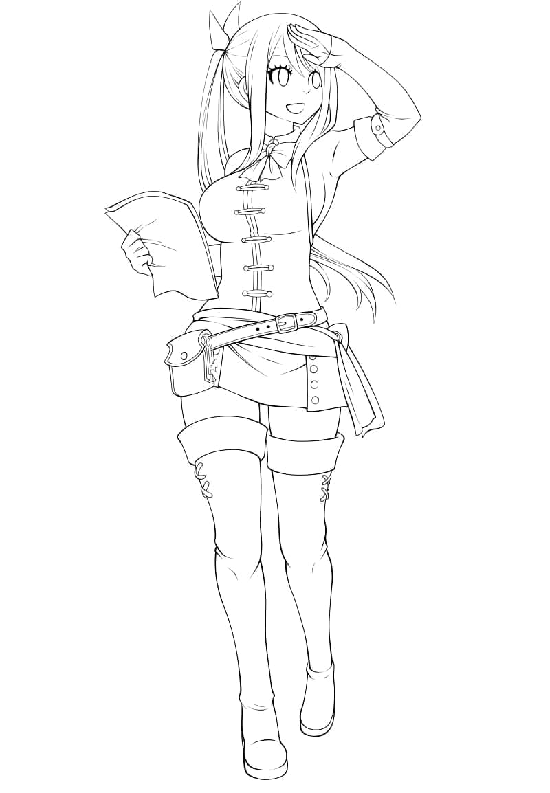 Lucy Heartfilia di anime Fairy Tail