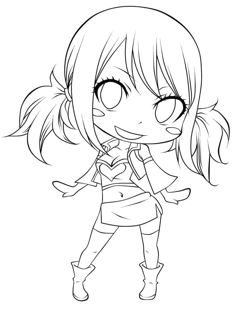 Lucy Heartfilia versi chibi