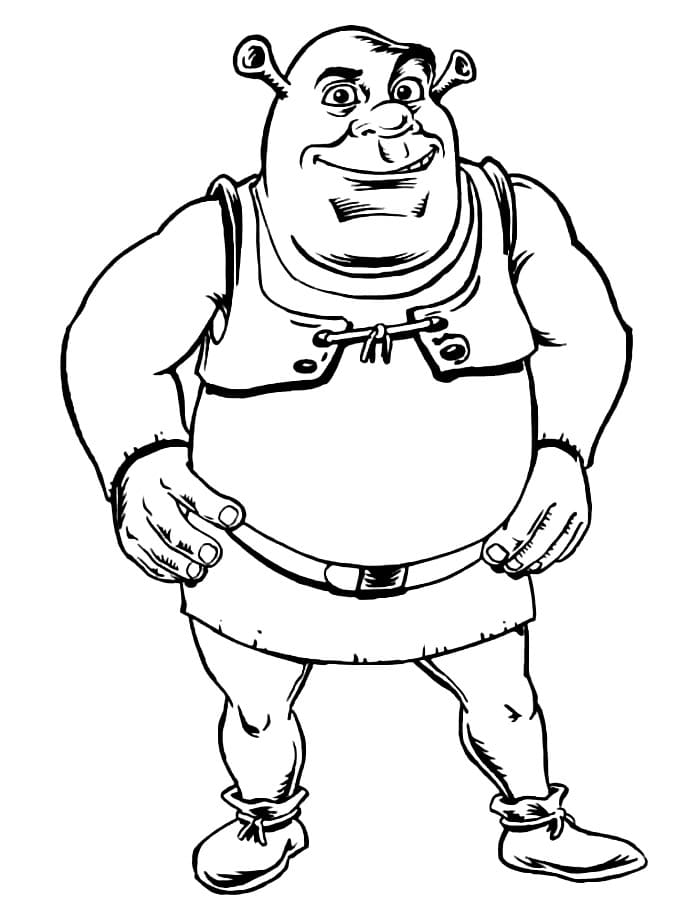 Menggambar Shrek