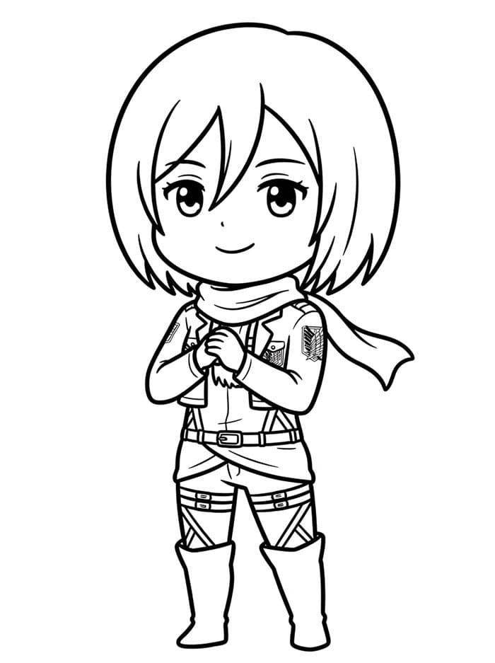Mikasa Ackerman Chibi