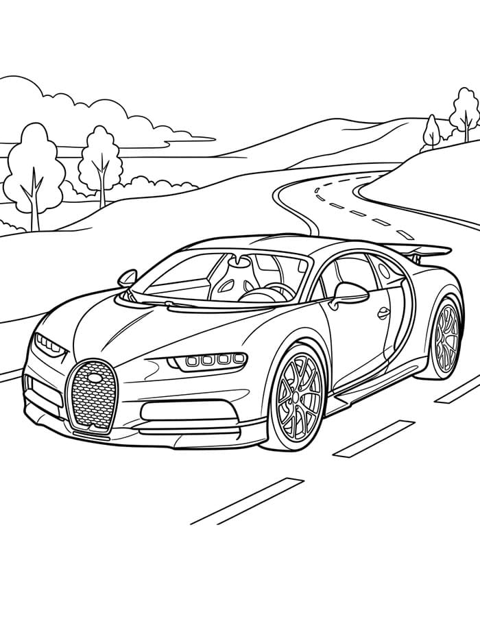 Mobil Supercar Bugatti Modern