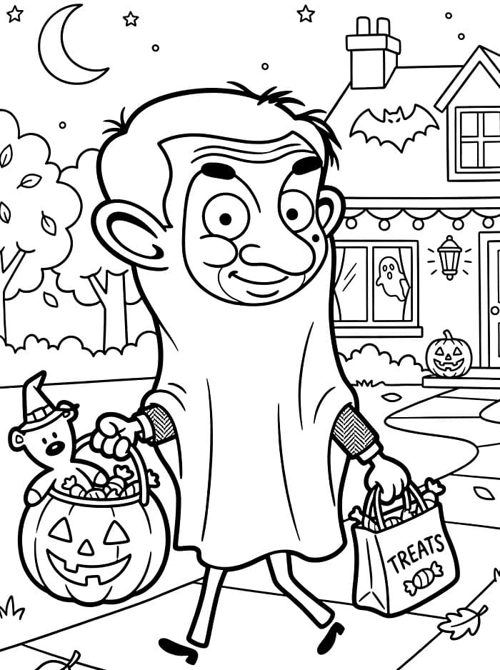 Mr. Bean Berburu Permen Halloween
