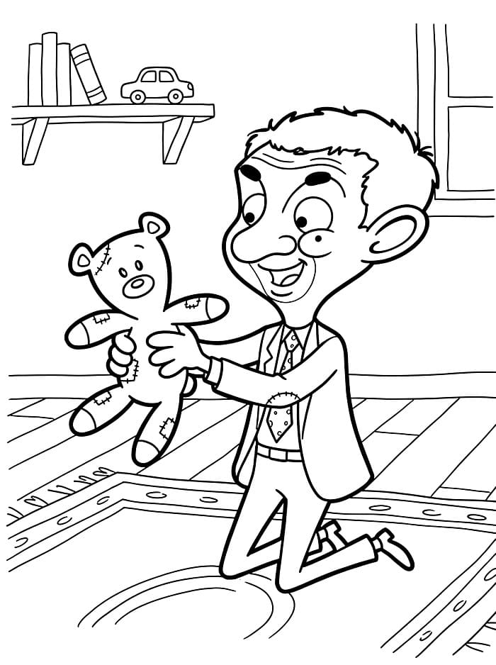 Mr. Bean dengan Teddy