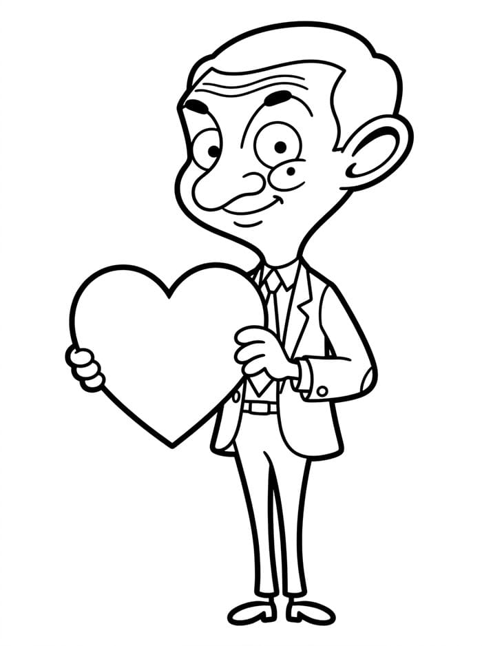 Mr. Bean Memegang Hati yang Besar