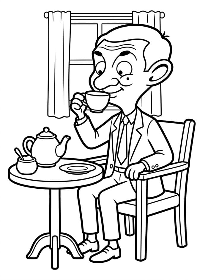 Mr. Bean Minum Teh