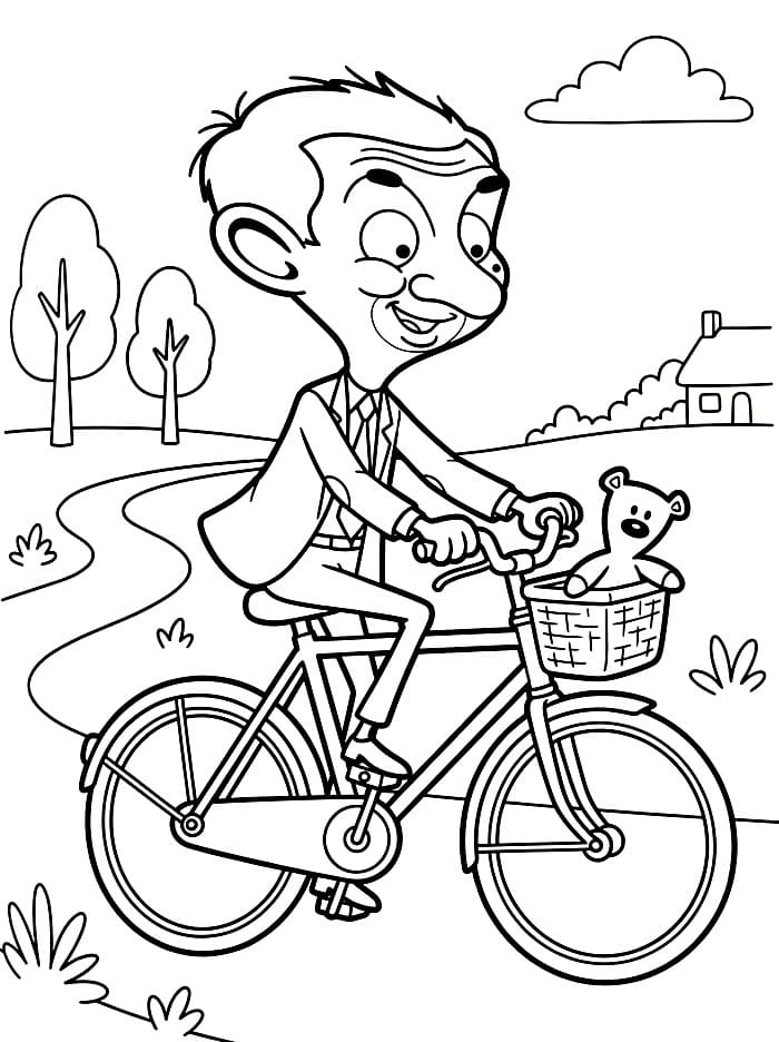Mr. Bean Naik Kendaraan