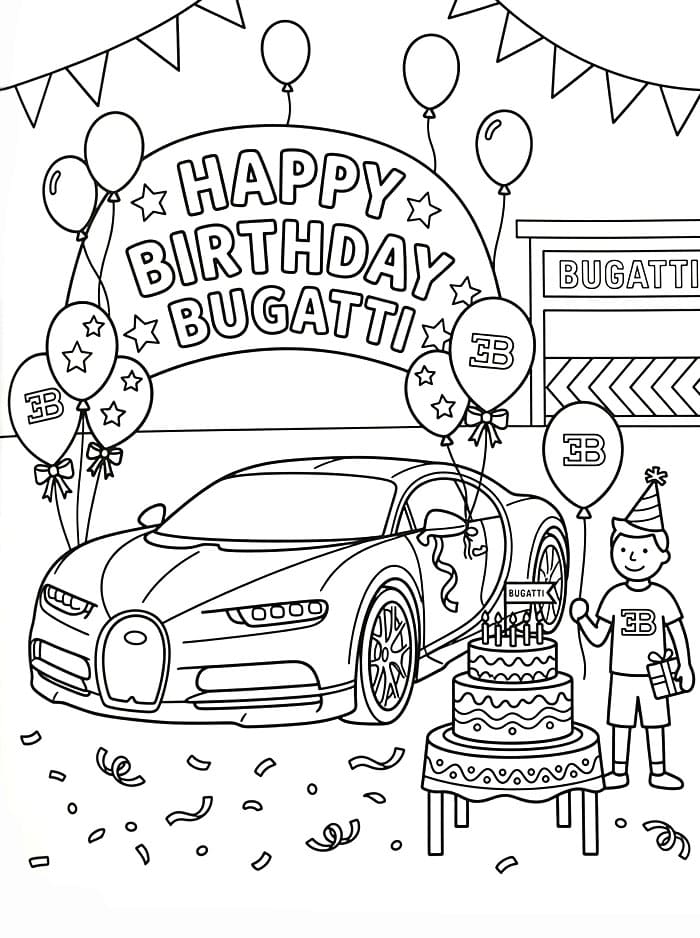Perayaan Ulang Tahun Bugatti