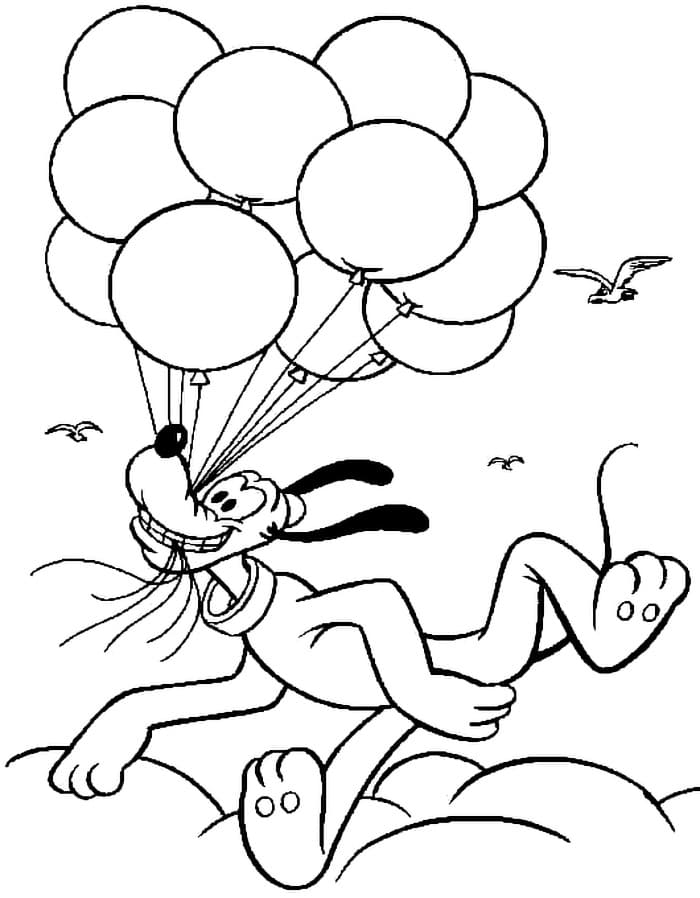 Pluto dengan Balon