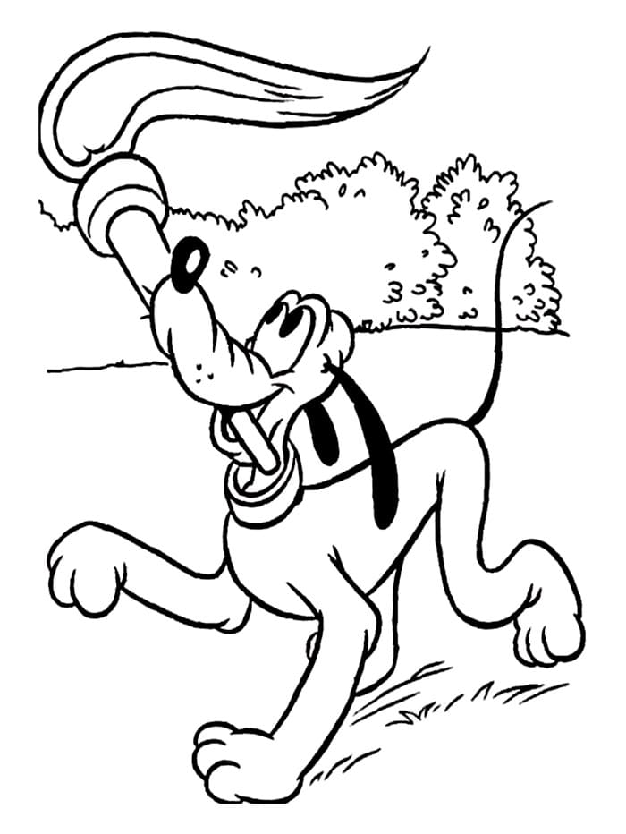 Pluto dengan Obor