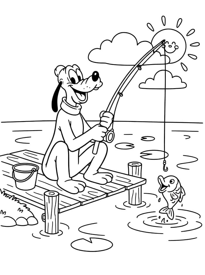 Pluto memancing