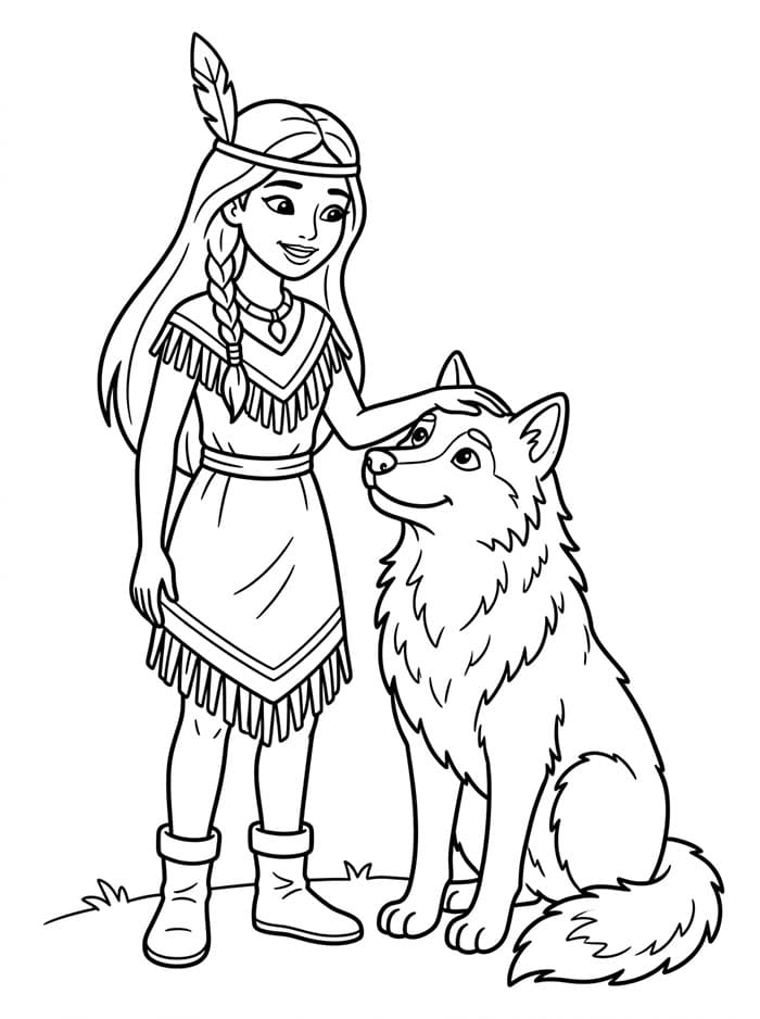 Pocahontas dan Serigala