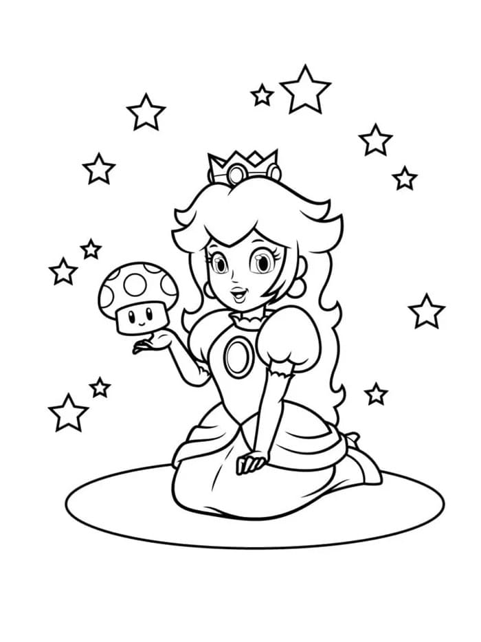 Putri Peach dan Toad kecil