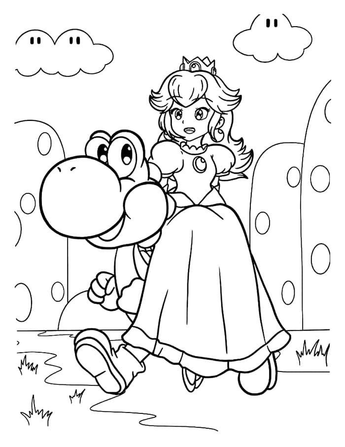 Putri Peach dan Yoshi