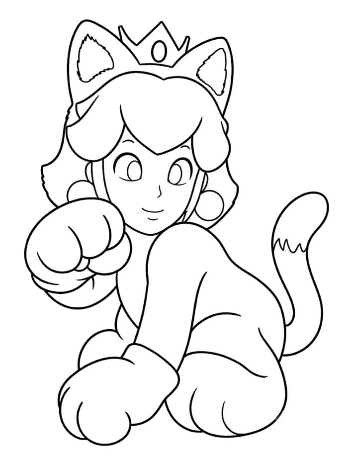 Putri Peach si Kucing