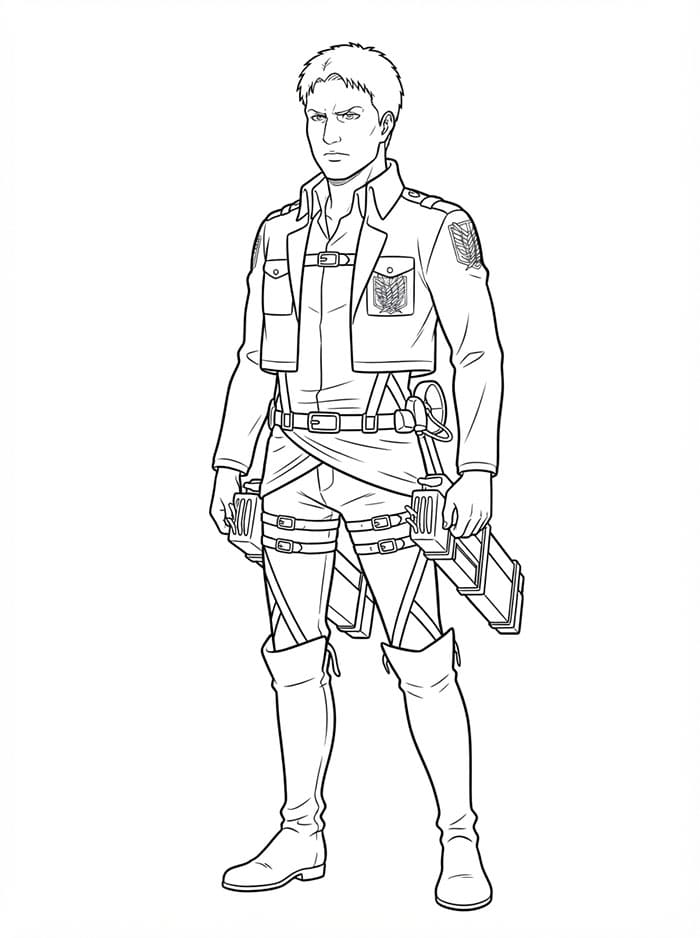Reiner Braun dari Attack on Titan