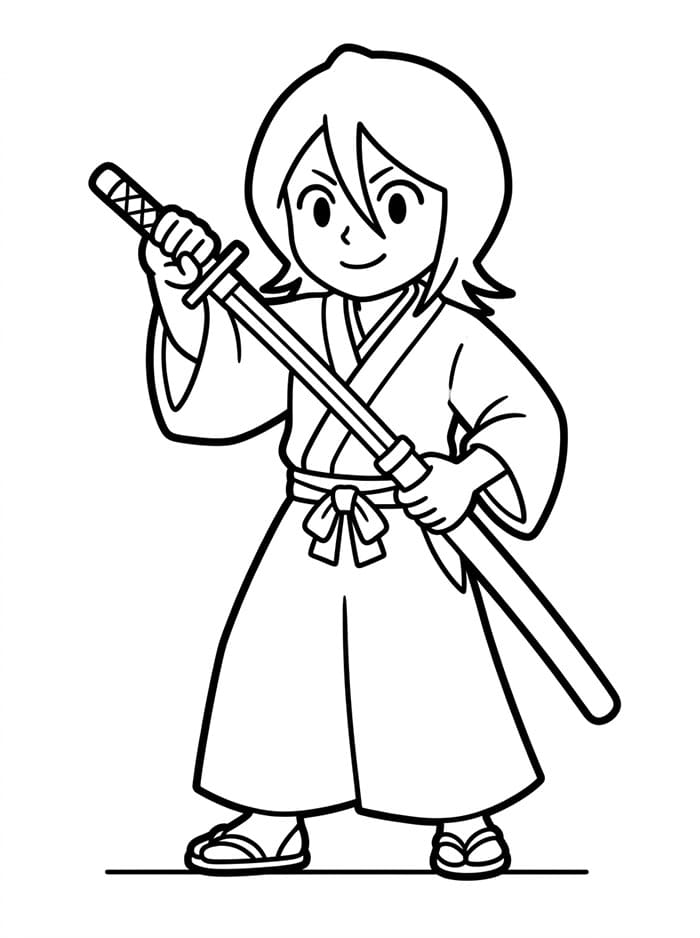 Rukia Menggambar Zanpakutō-nya